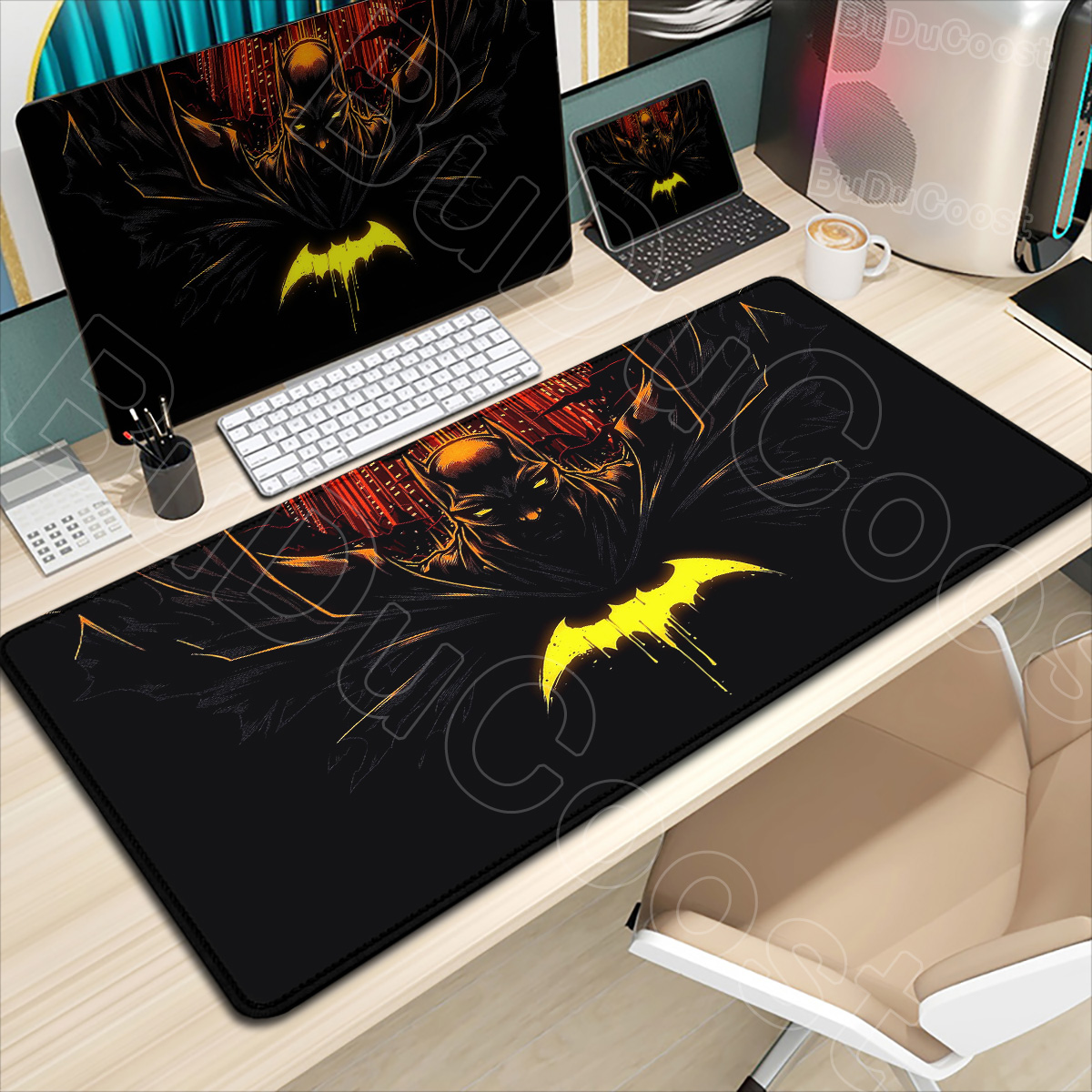Gaming Keyboard Higround - B-Batman ماوس الوسادة HD كبير الألعاب