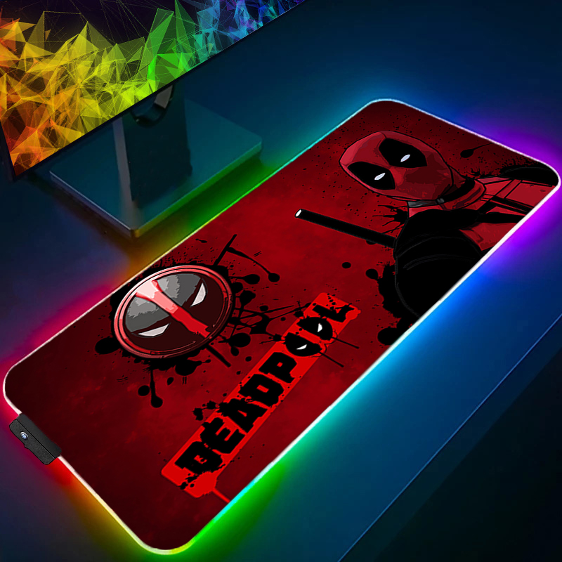 Gaming Keyboard Theme - لوحة ماوس LED للألعاب بإضاءة خلفية