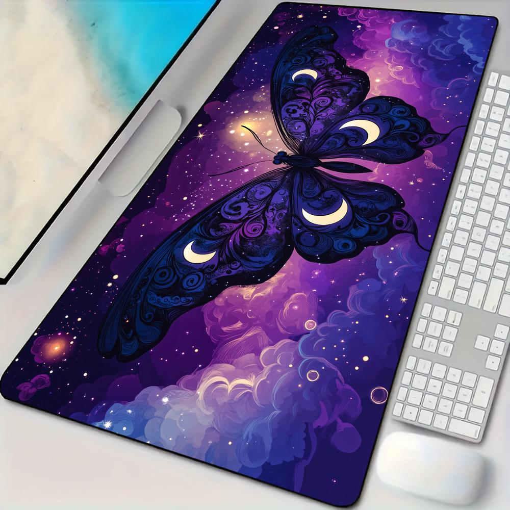 Gaming Keyboard Higround - بساط فأرة أنيق بتصميم فراشة ليلية،