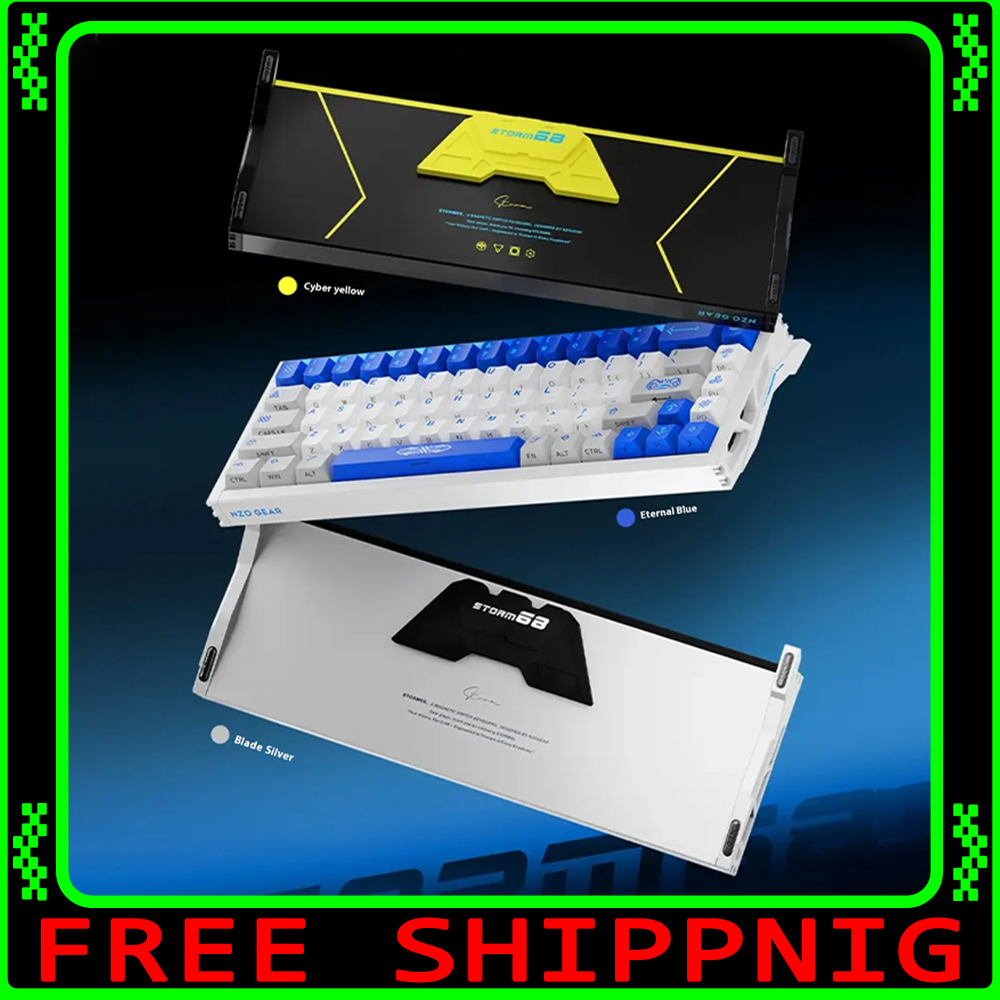 Gaming Keyboard Magnetic Switches - NZO STORM68 بأكسيد الألومنيوم المغناطيسي لوحة