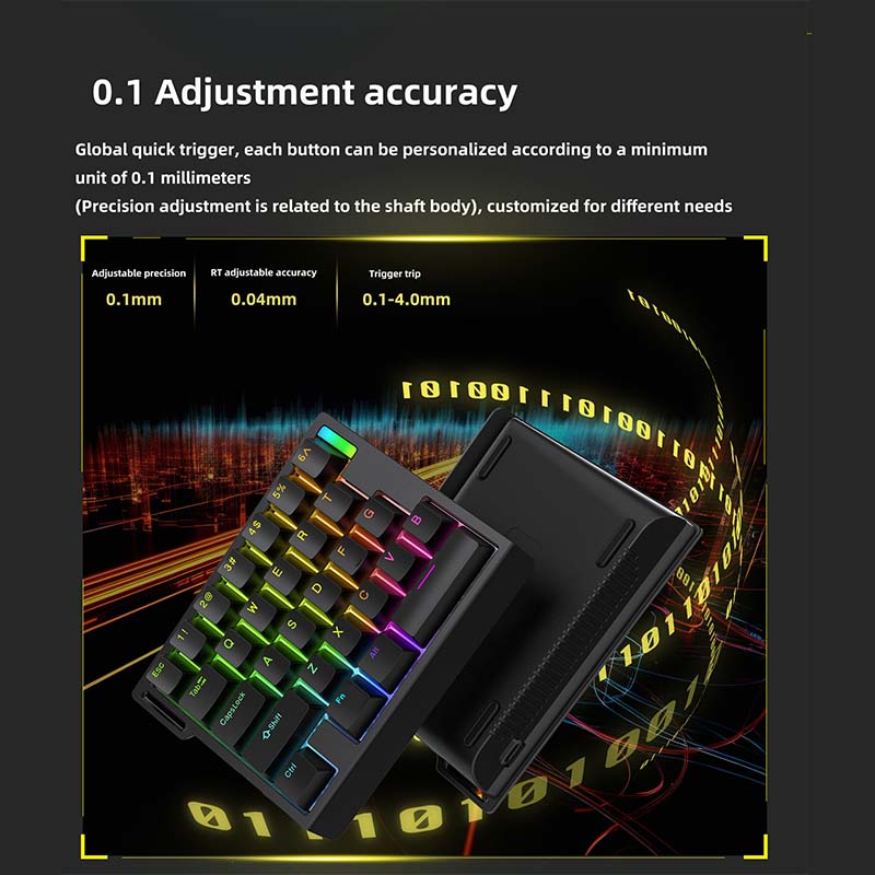 لوحة مفاتيح ألعاب ميكانيكية HE - مراجعة Gaming Keyboard Magnetic Switches وسعره