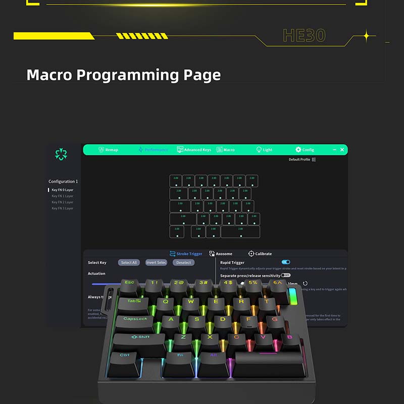 لوحة مفاتيح ألعاب ميكانيكية HE - مراجعة Gaming Keyboard Magnetic Switches وسعره