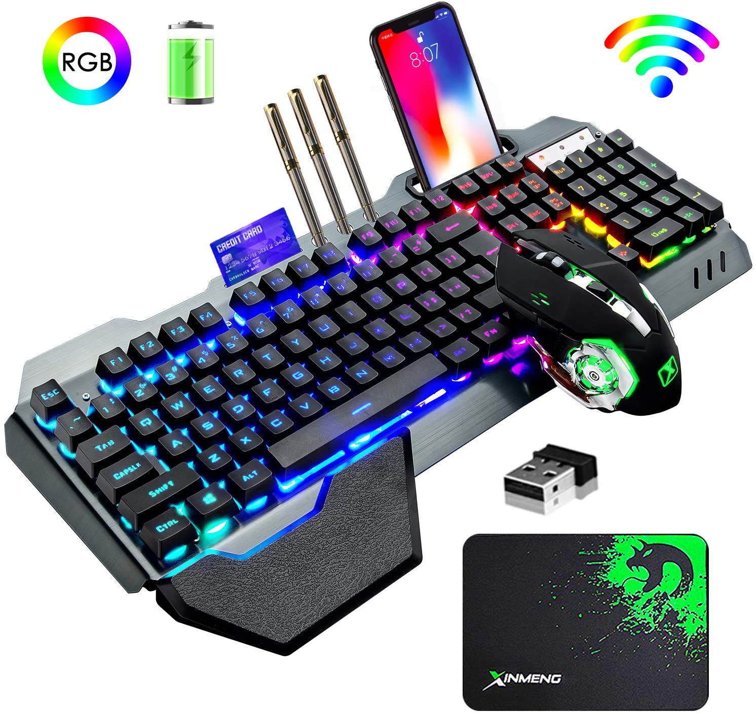 مجموعة لوحة مفاتيح وماوس لاسلك - مراجعة Gaming Keyboard Extension وسعره
