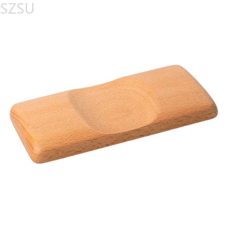 مسند معصم خشبي للماوس من SZSU  - مراجعة Wrist Rest Wood وسعره
