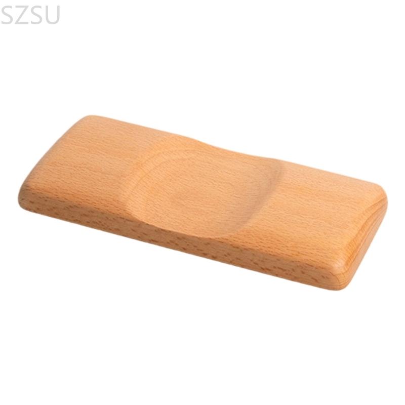 مسند معصم خشبي للماوس من SZSU  - مراجعة Wrist Rest Wood وسعره