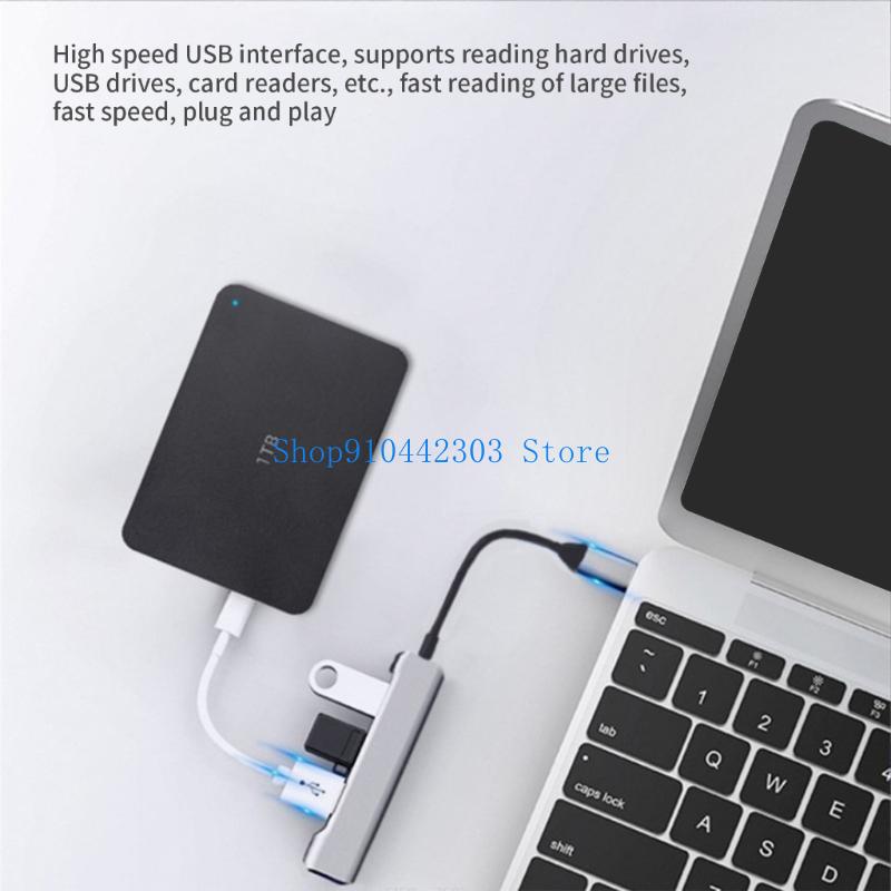 652F USB C/USB Hub 4 منافذ USB - مراجعة Gaming Keyboard Splitter وسعره