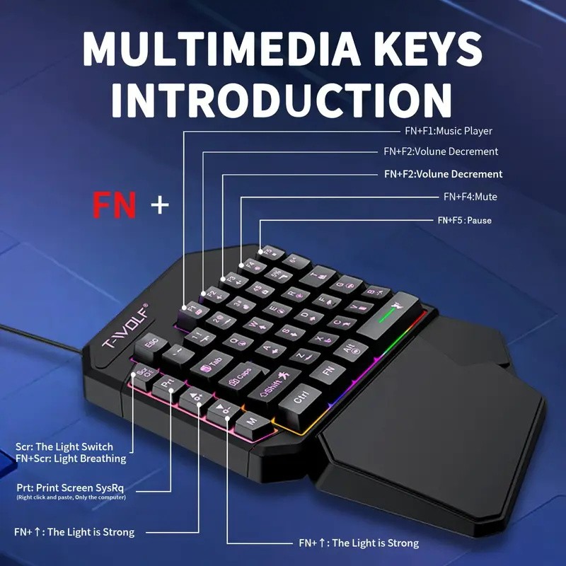 محول ألعاب محمول 2 في 1 من Foc - مراجعة Gaming Keyboard Extension وسعره
