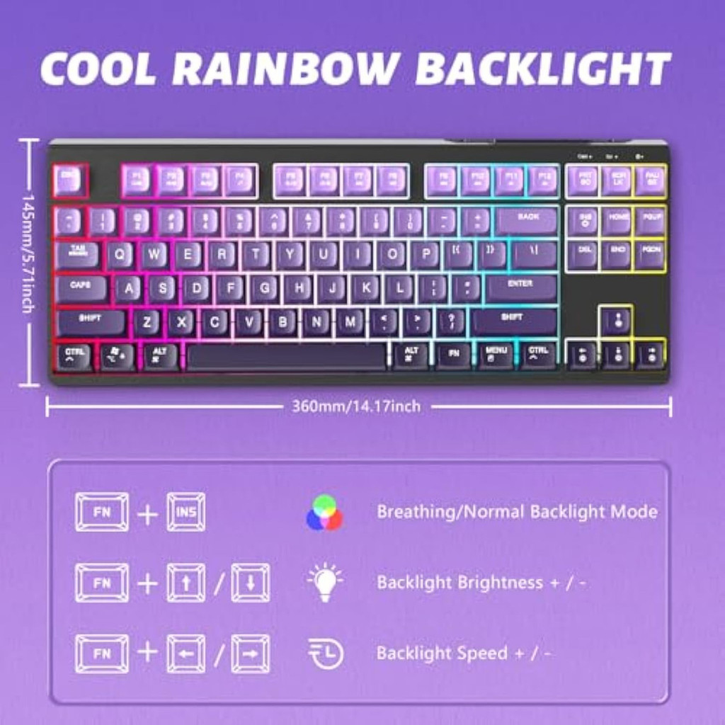 لوحة مفاتيح ألعاب لاسلكية Free - مراجعة Gaming Keyboard Nearby وسعره