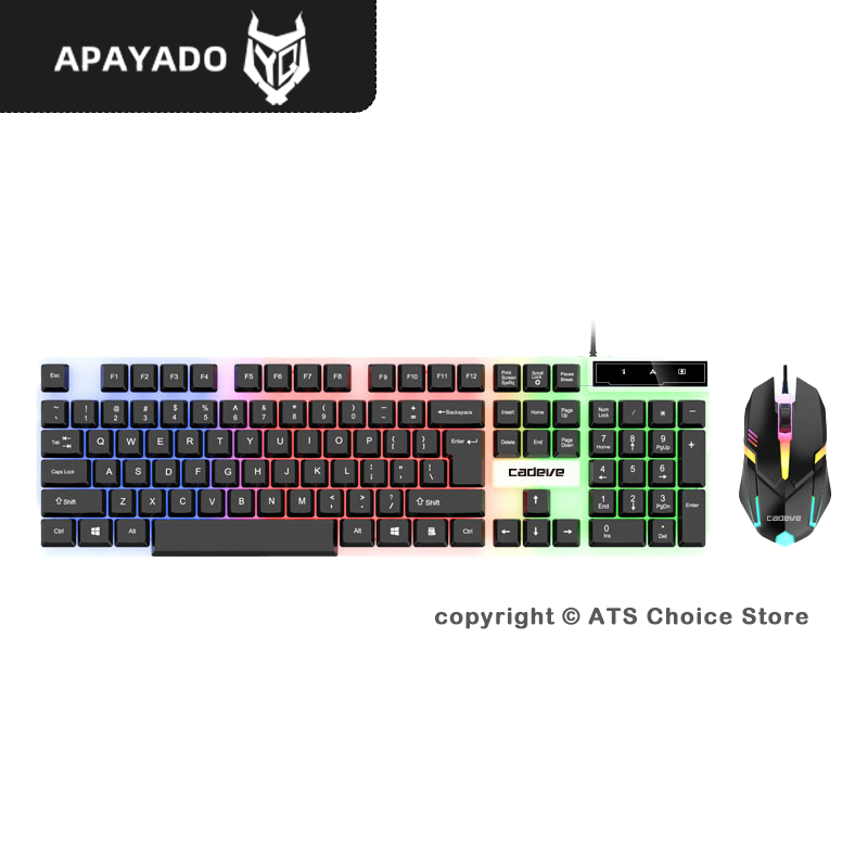 مجموعة لوحة مفاتيح وماوس للألع - مراجعة Gaming Keyboard Mouse Combo وسعره