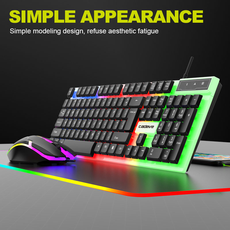 مجموعة لوحة مفاتيح وماوس للألع - مراجعة Gaming Keyboard Mouse Combo وسعره