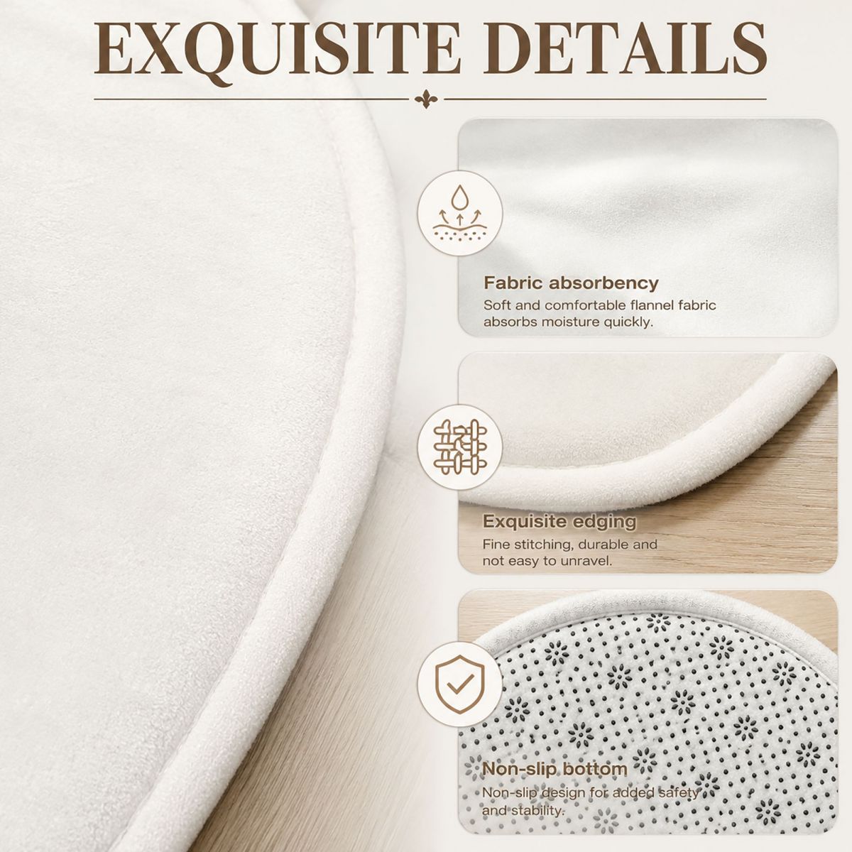 سجادة أرضية نصف دائرية من الفل - مراجعة Pe Foam Sheet وسعره